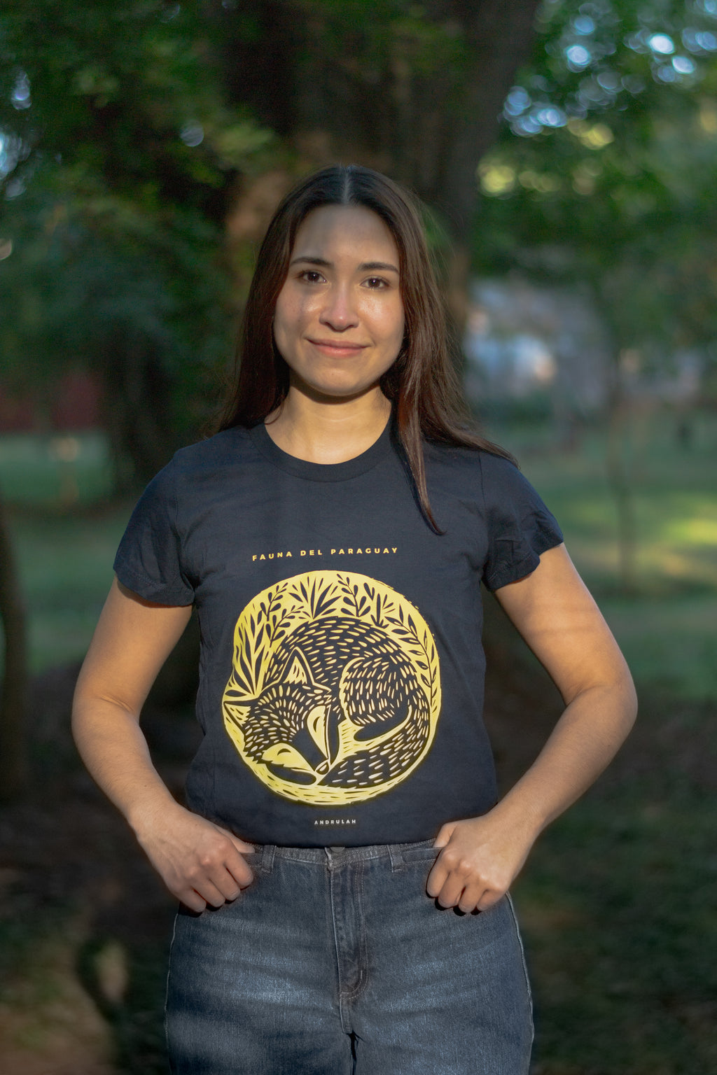Remera Guara Azul Aguarai Femenina