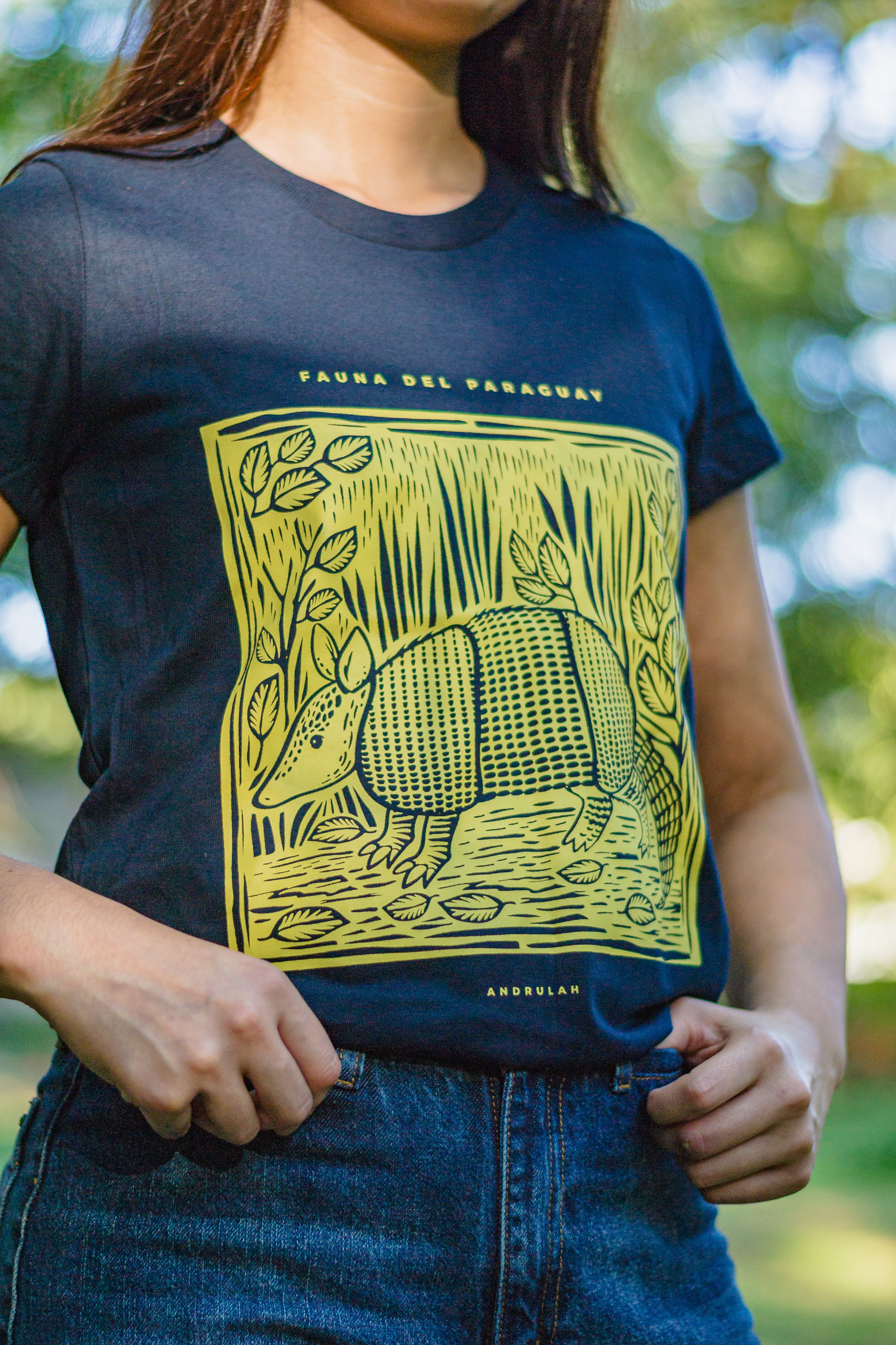 Remera Guara Azul Armadillo Femenina 2