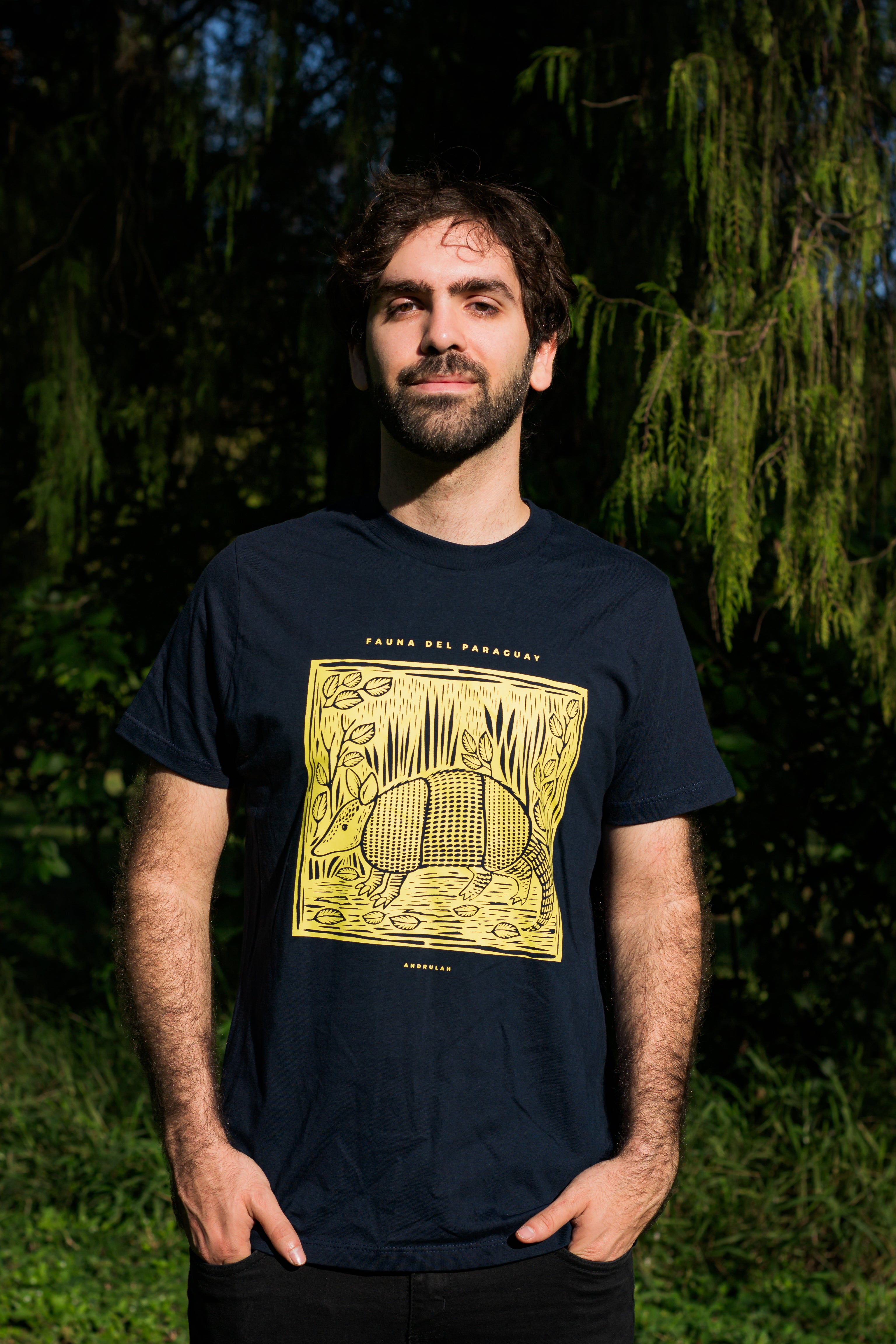 Remera Guara Azul Armadillo Masculina 