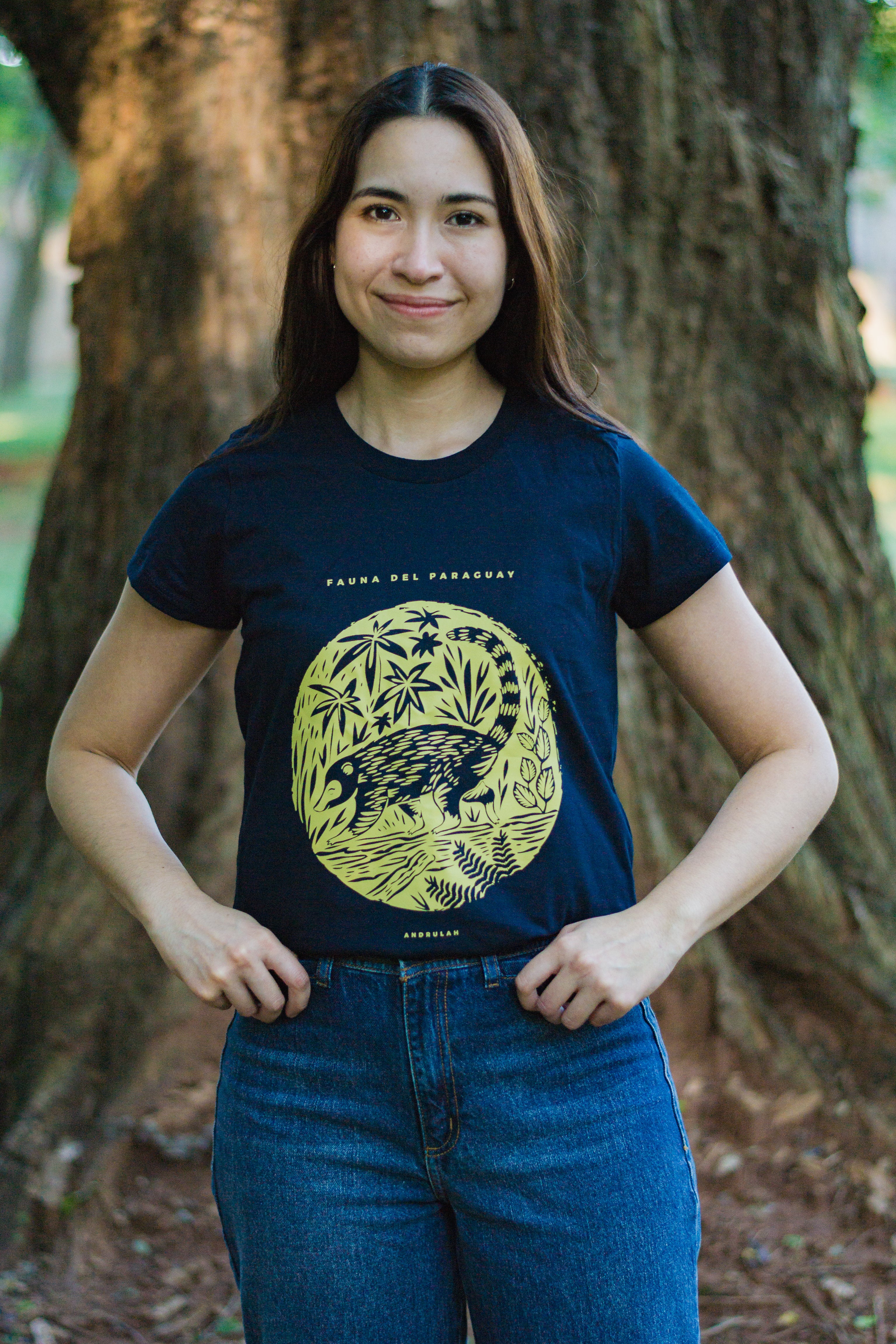 Remera Guara Azul Coati Femenina