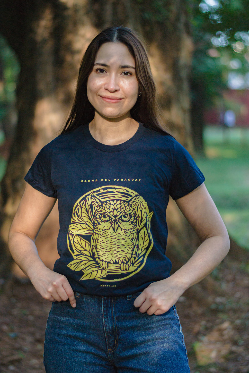 Remera Guara Azul Nakurutu Femenina