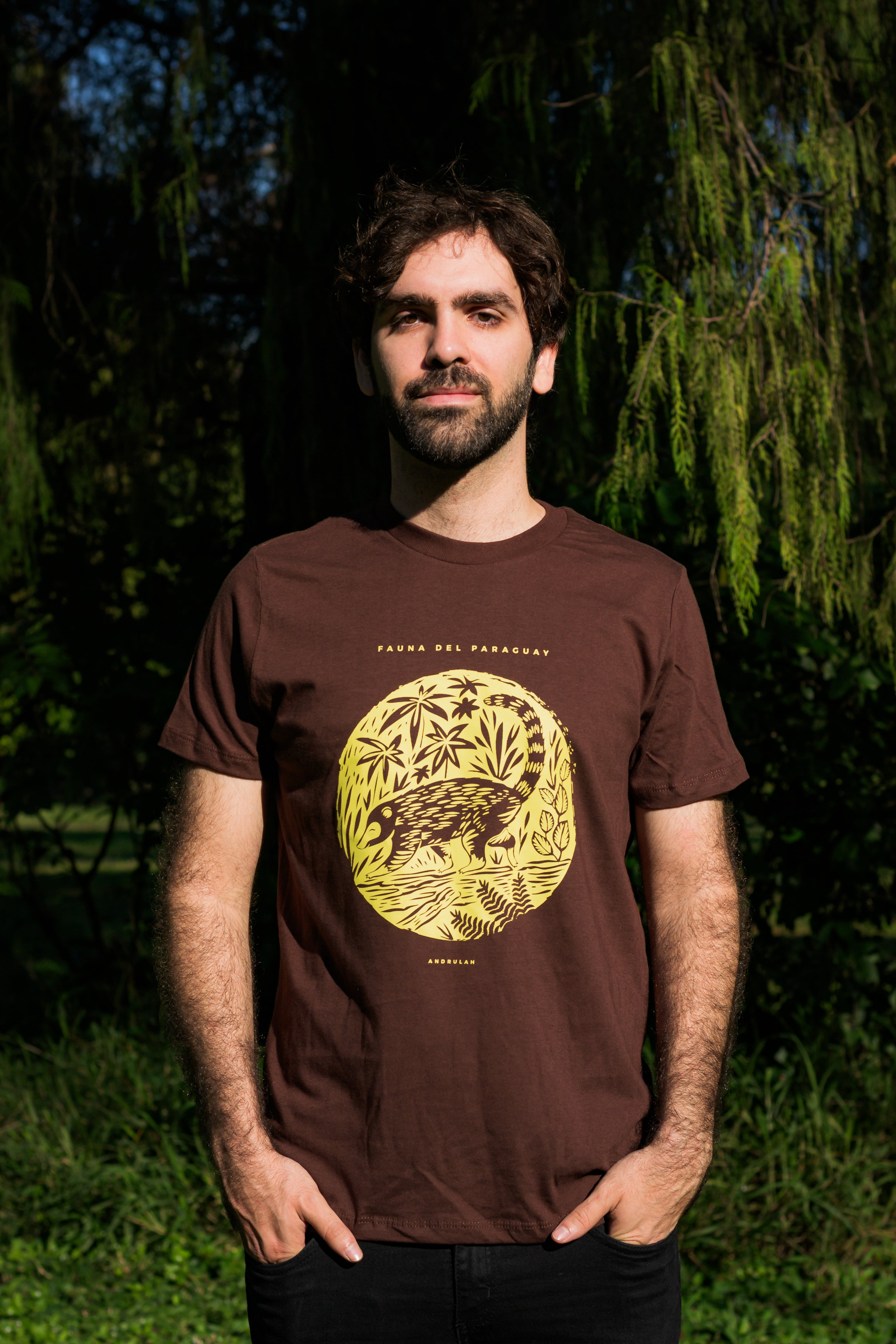 Remera Guara Marrón Coati Masculina