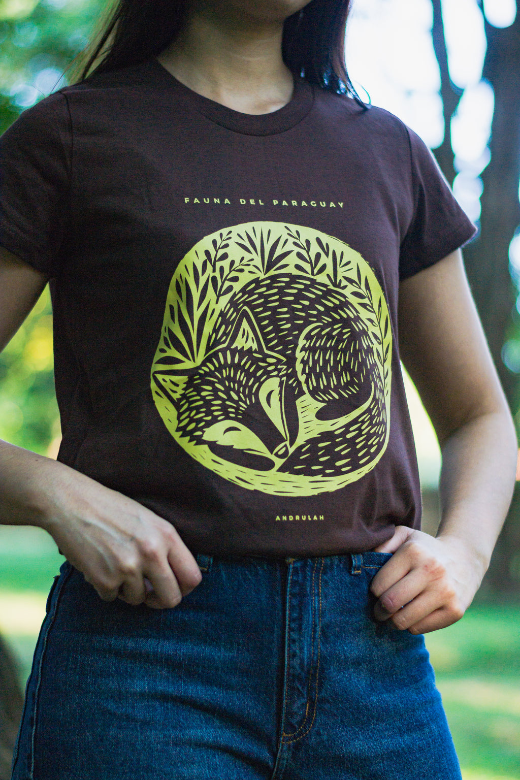 Remera Guara Marron Aguarai  Femenina 2