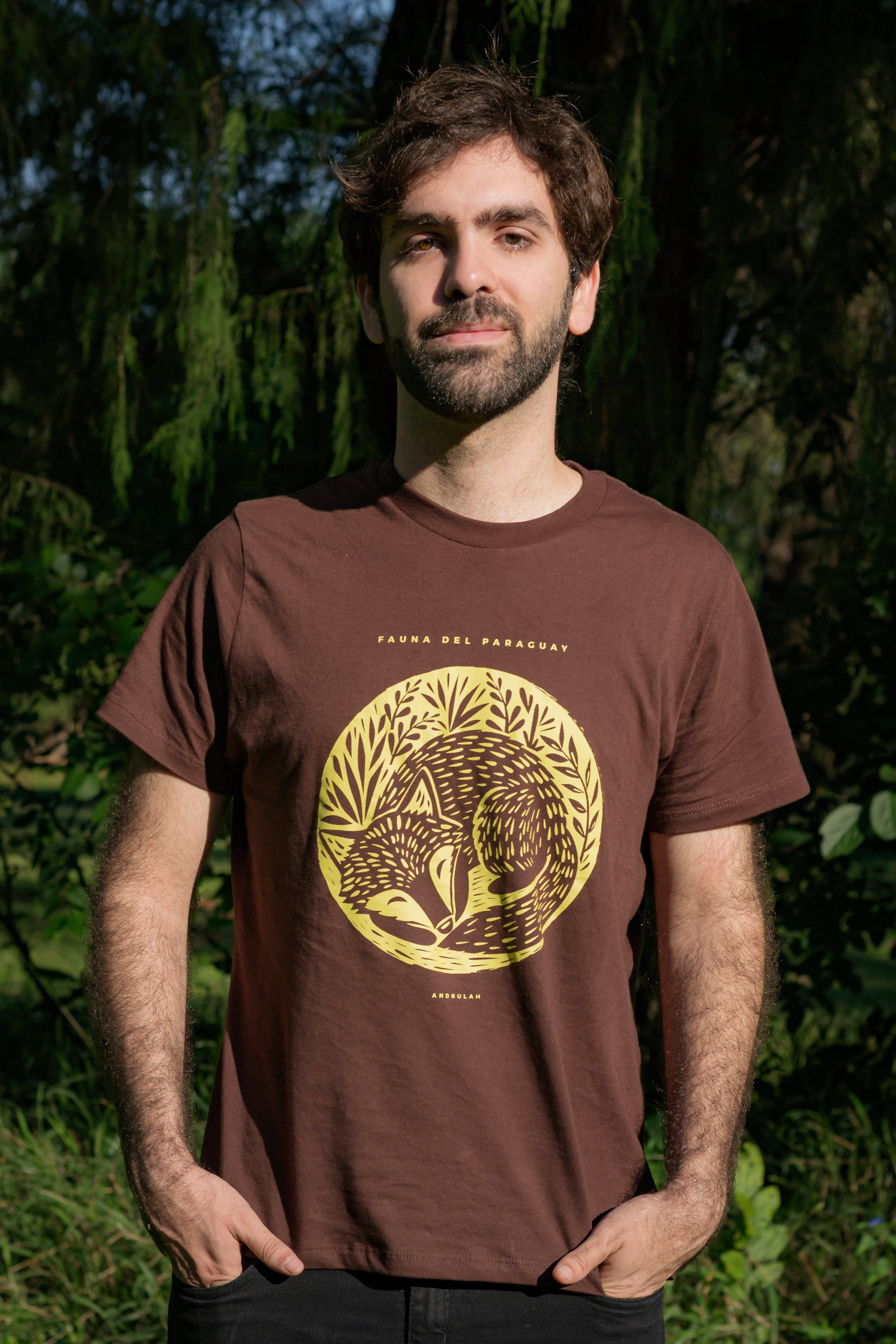 Remera Guara Marron Aguarai Masculina 
