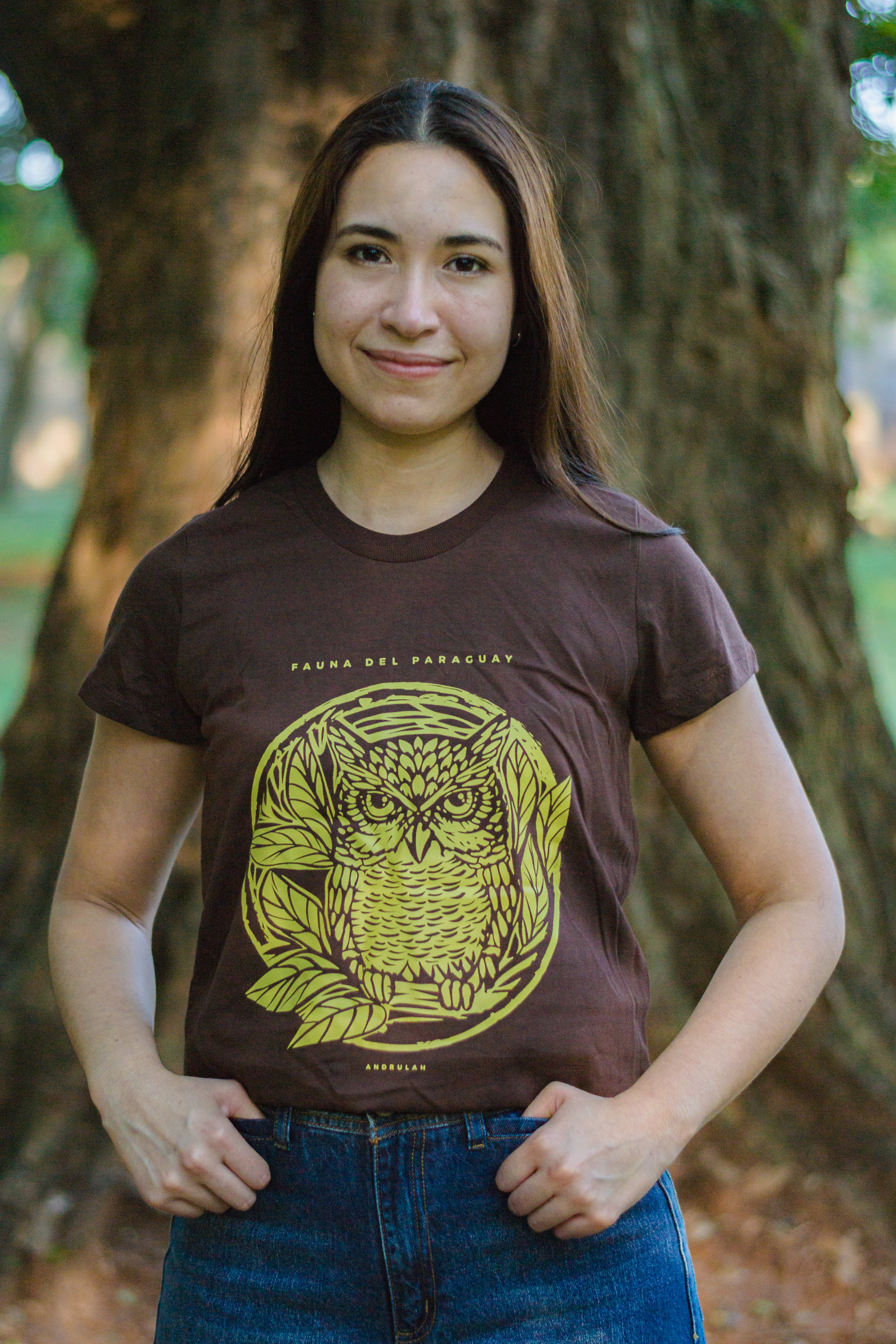 Remera Guara Marron Nakurutu Femenina