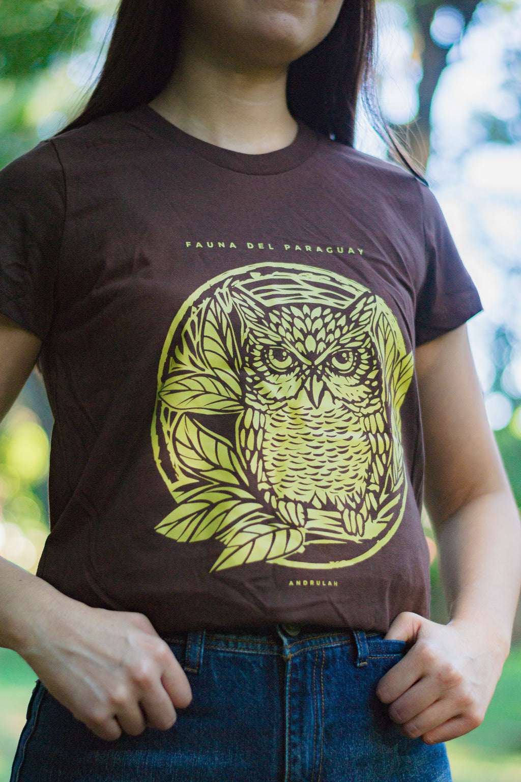 Remera Guara Marron Nakurutu Femenina 2