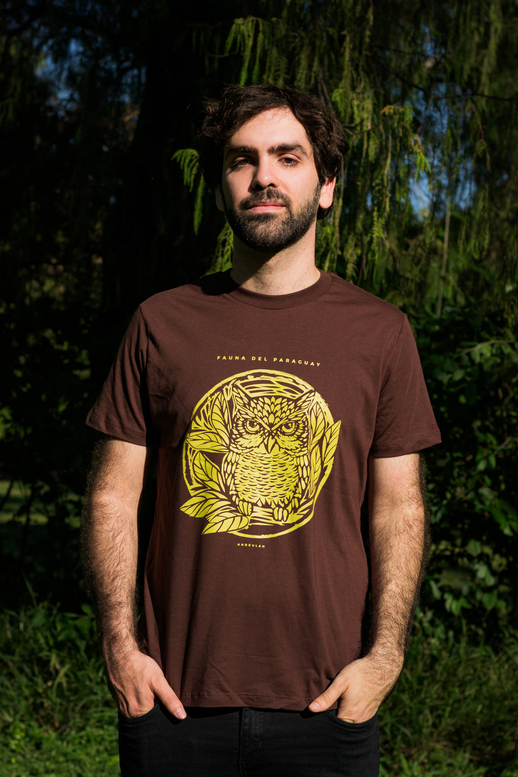 Remera Guara Marron Nakurutu Masculina