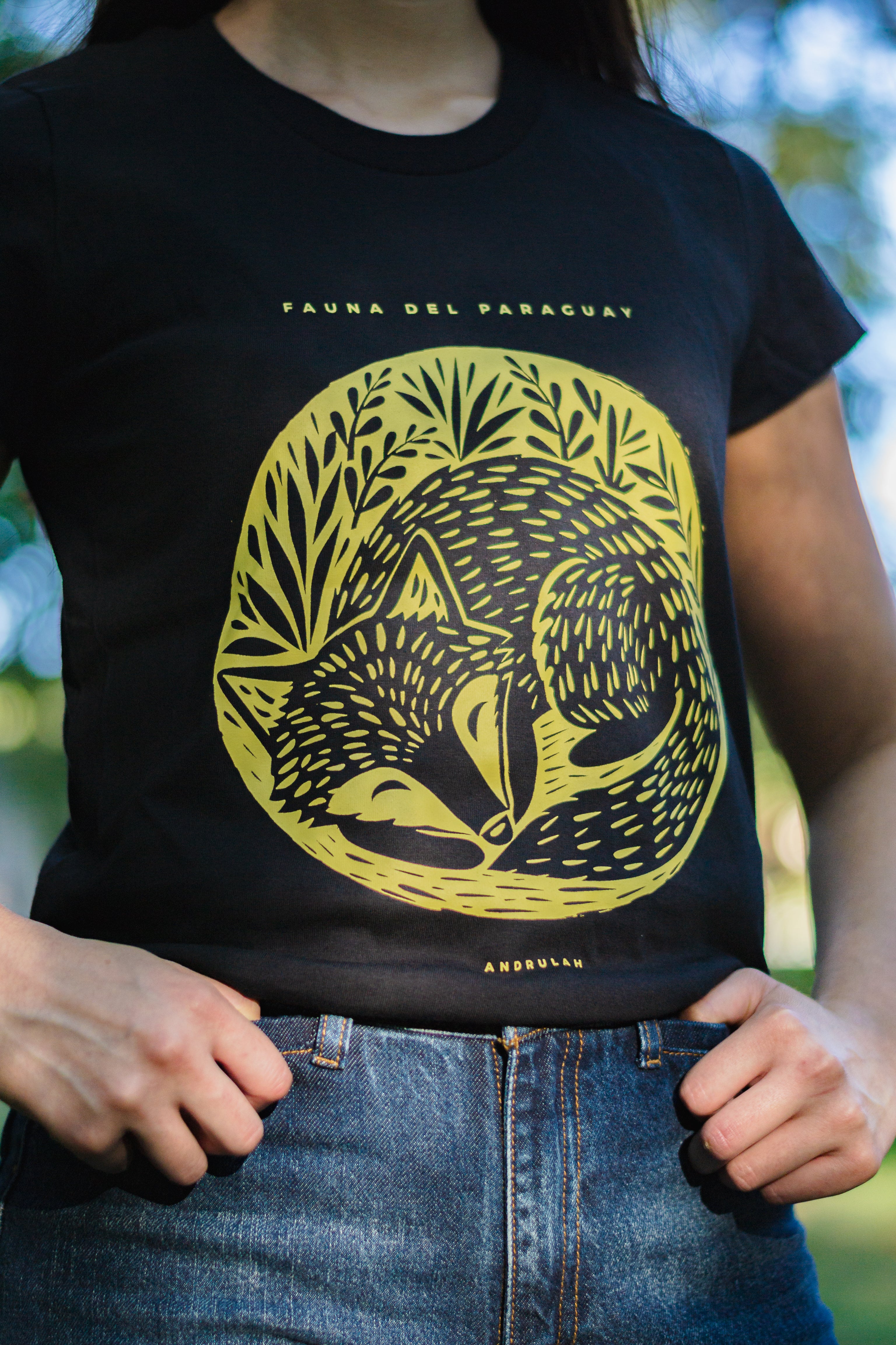 Remera Guara Negra Aguarai Femenina 2