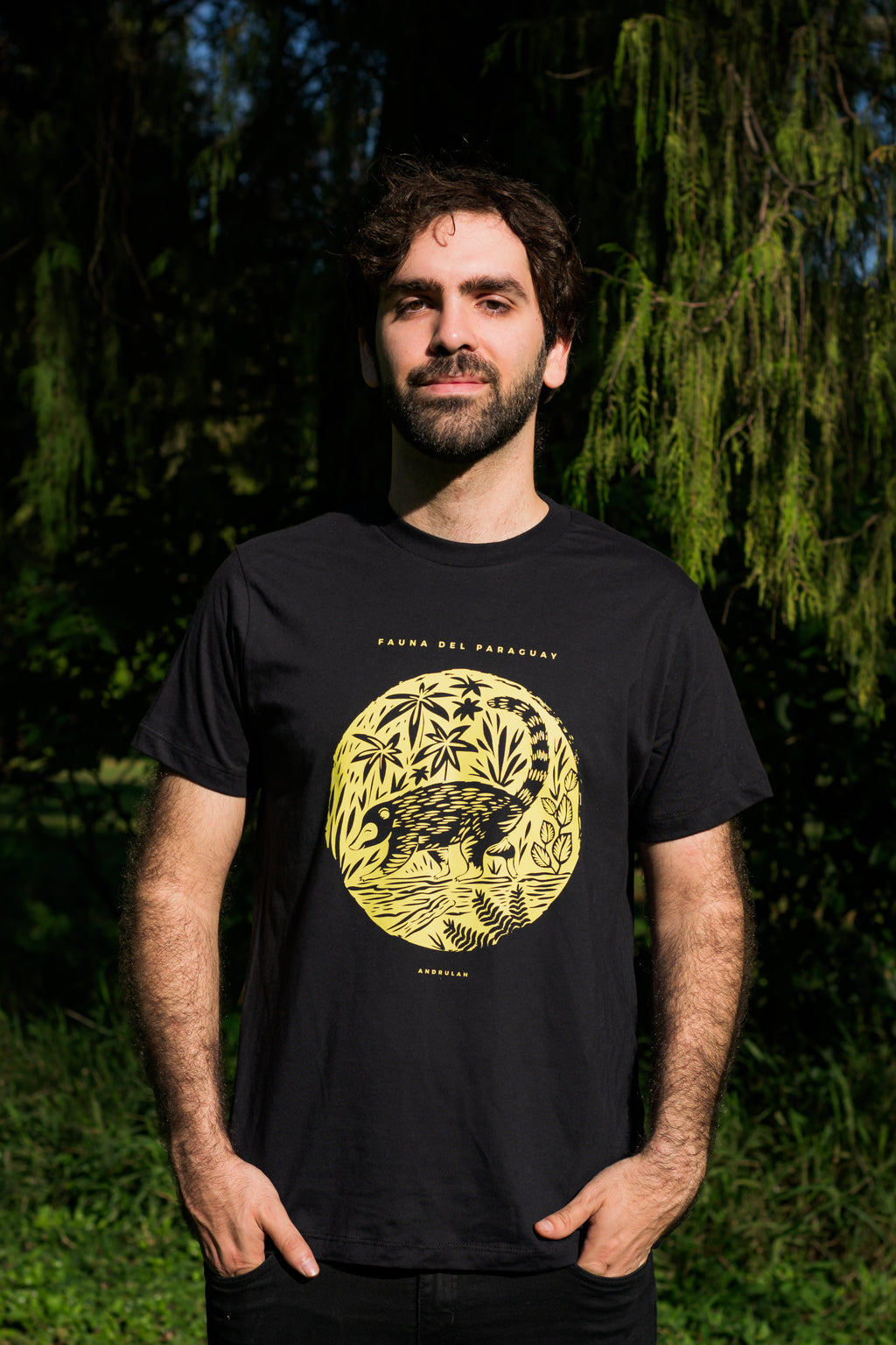 Remera Guara Negra Coati Masculina