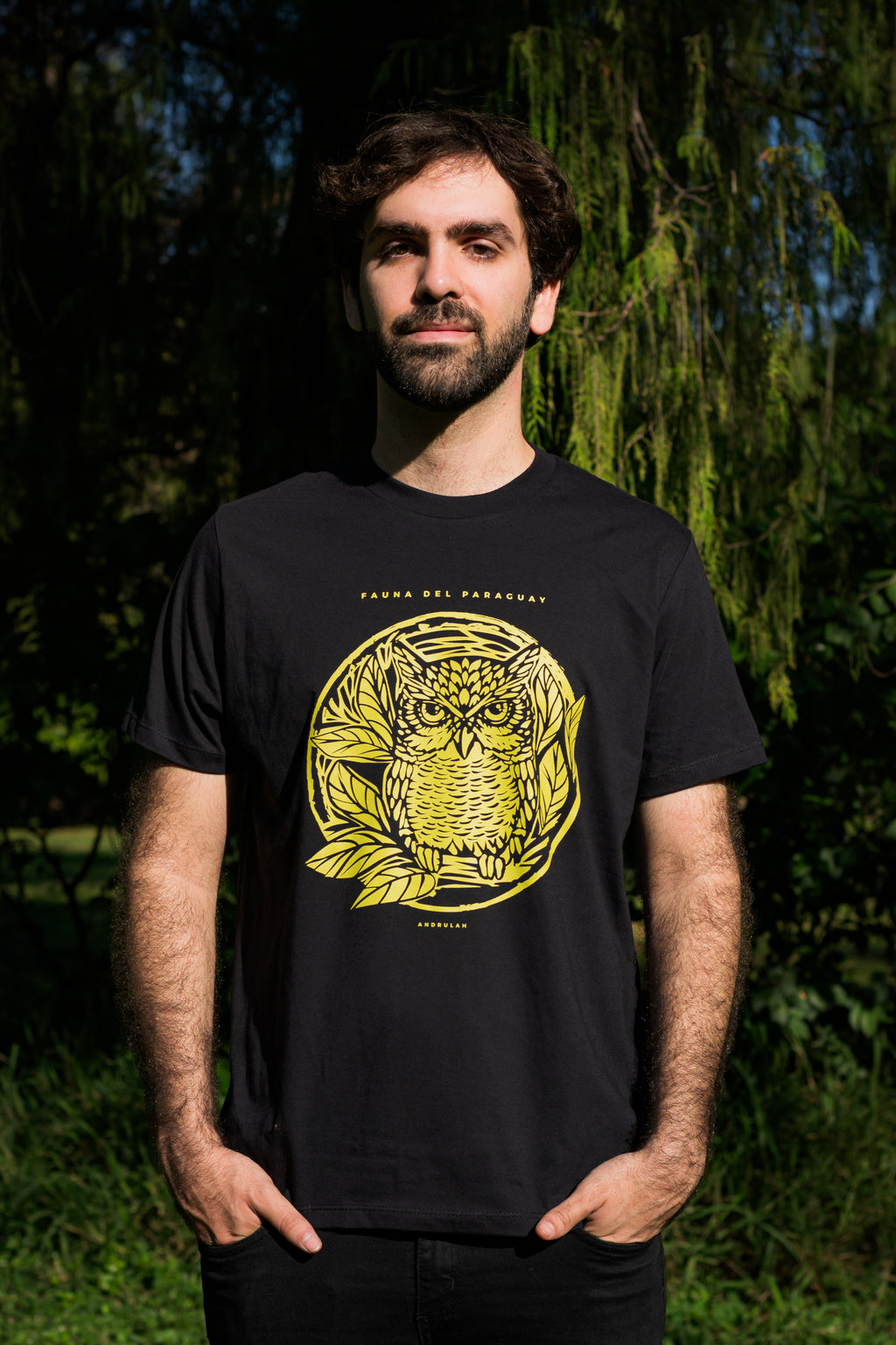Remera Guara Negra Nakurutu Masculina