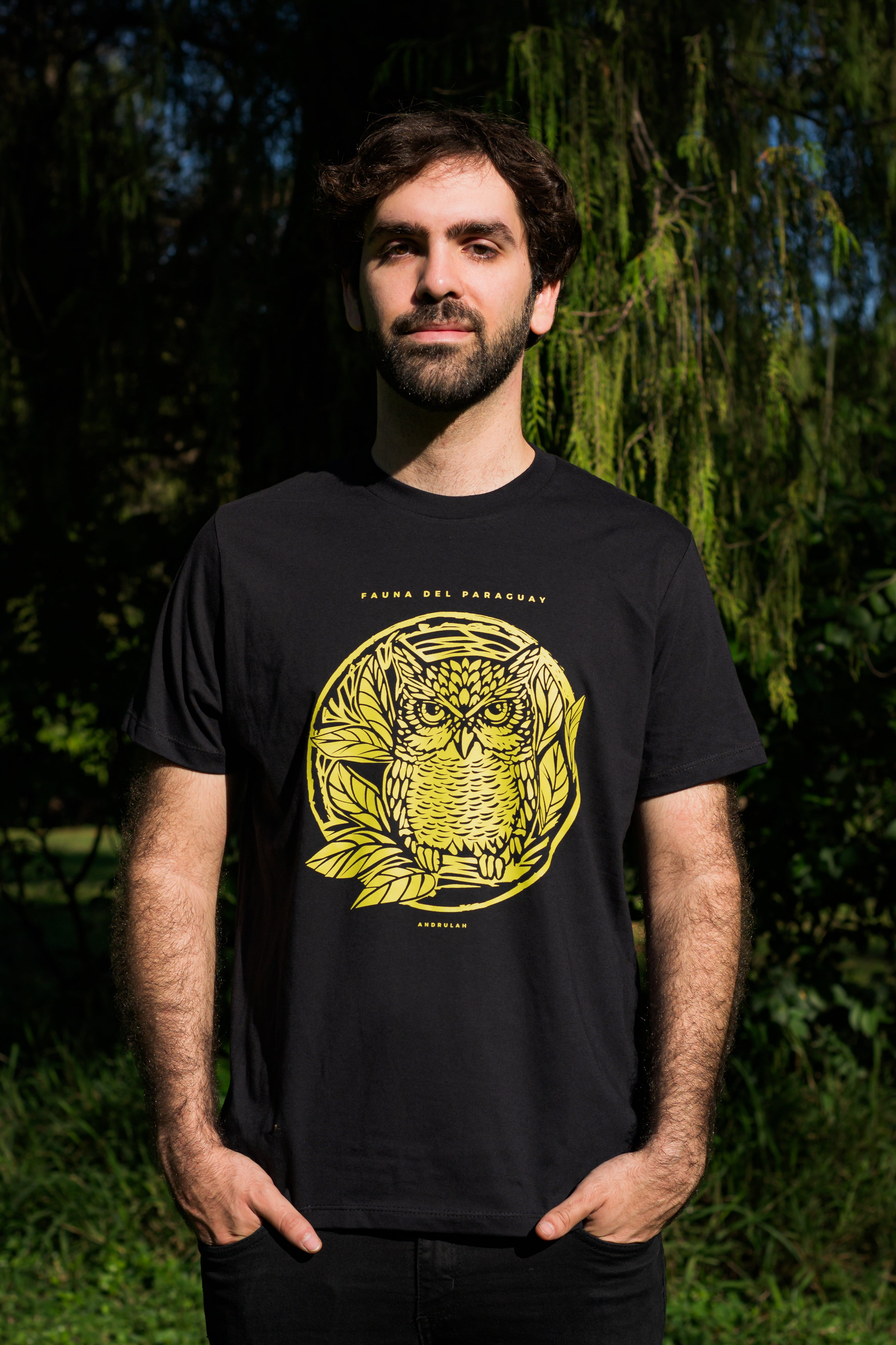 Remera Guara Negra Nakurutu Masculina