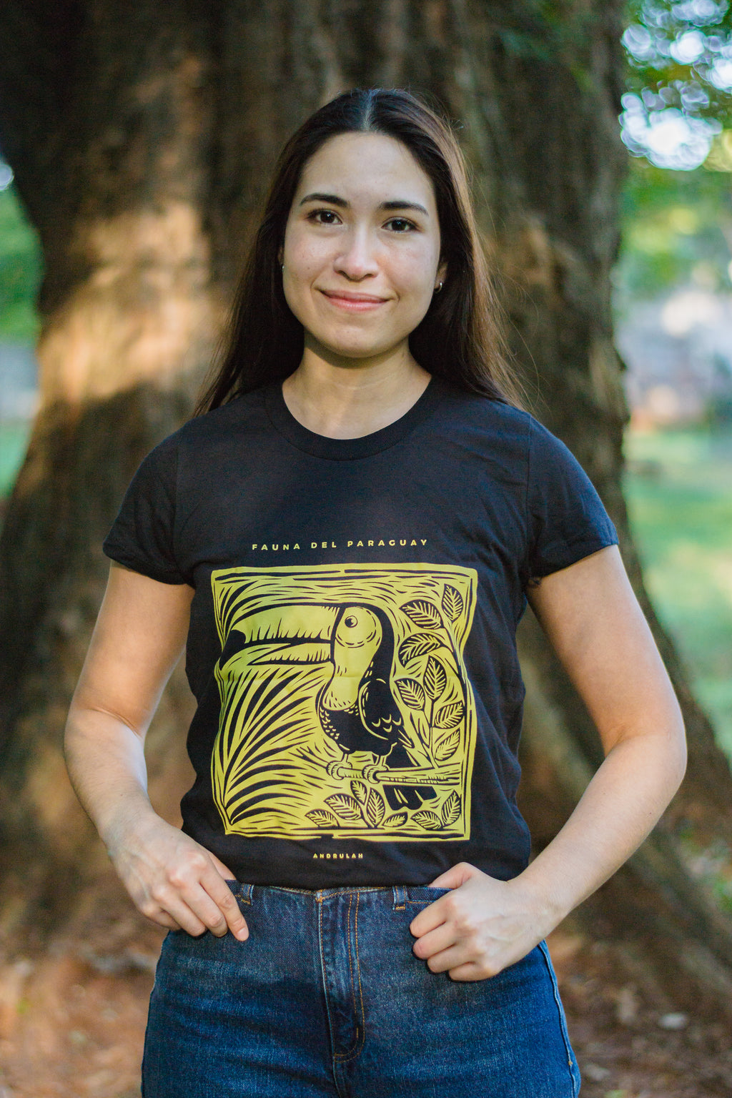 Remera Guara Negra Tucan Femenina 2