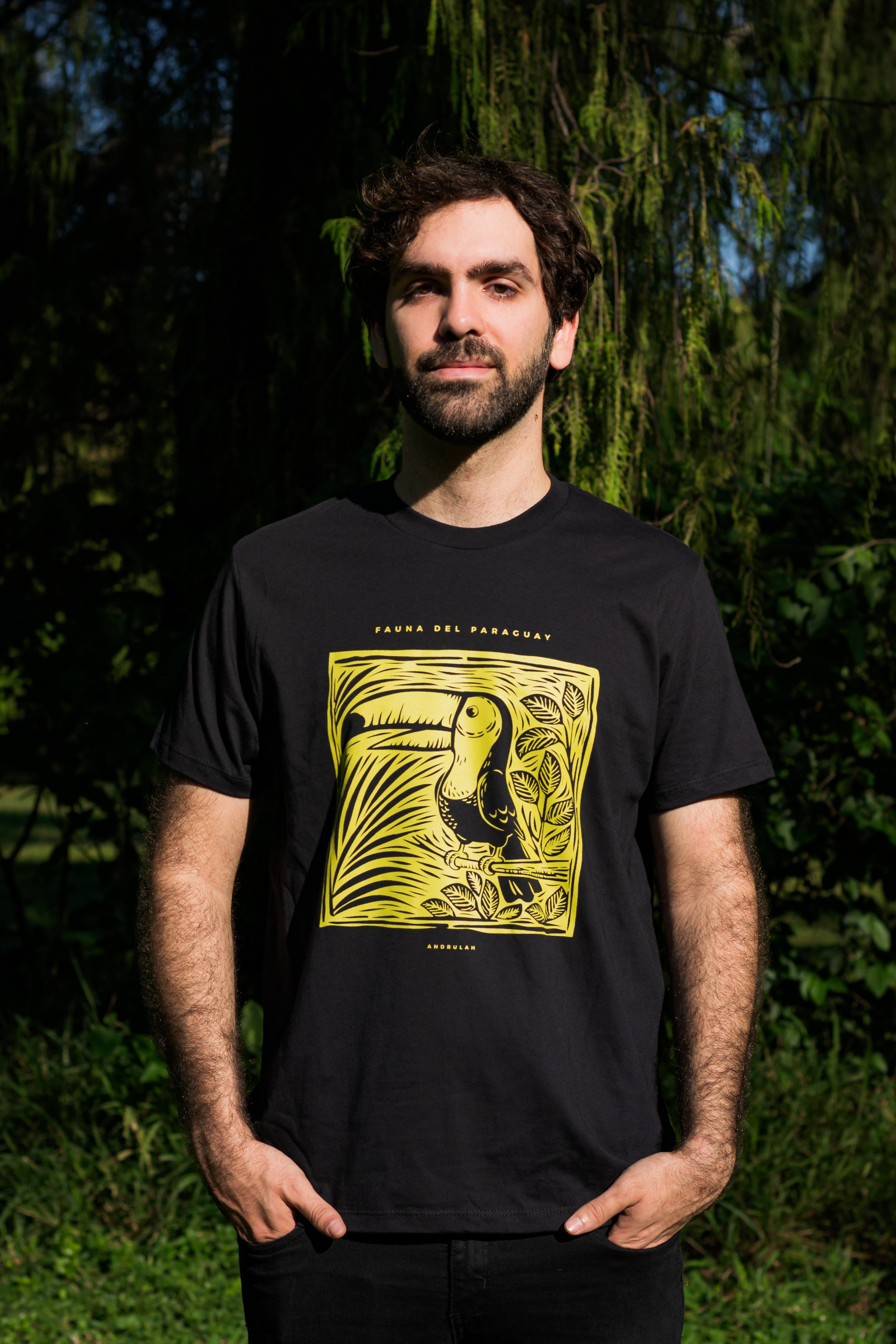 Remera Guara Negra Tucan Masculina