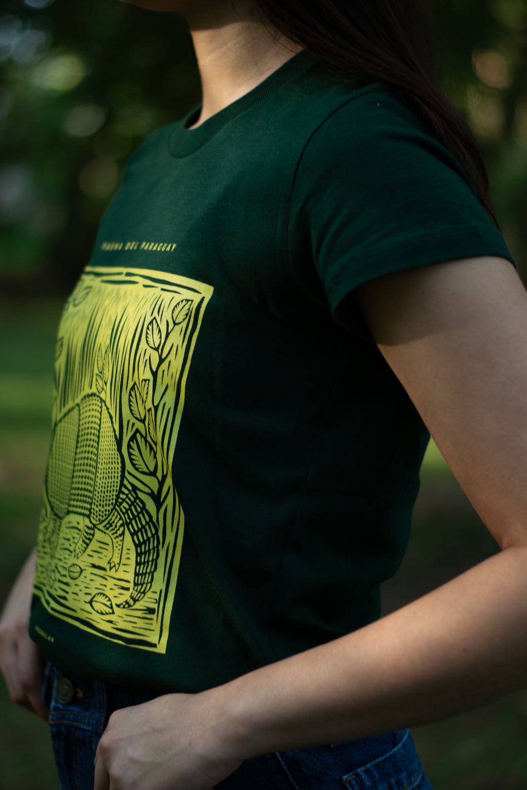 Remera Guara Verde Armadillo Femenina 3