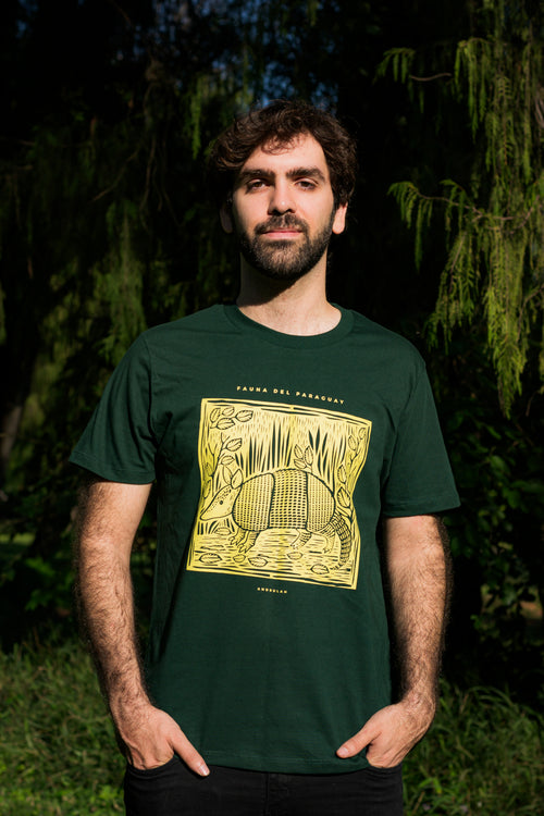 Remera Guara Verde Armadillo Masculina