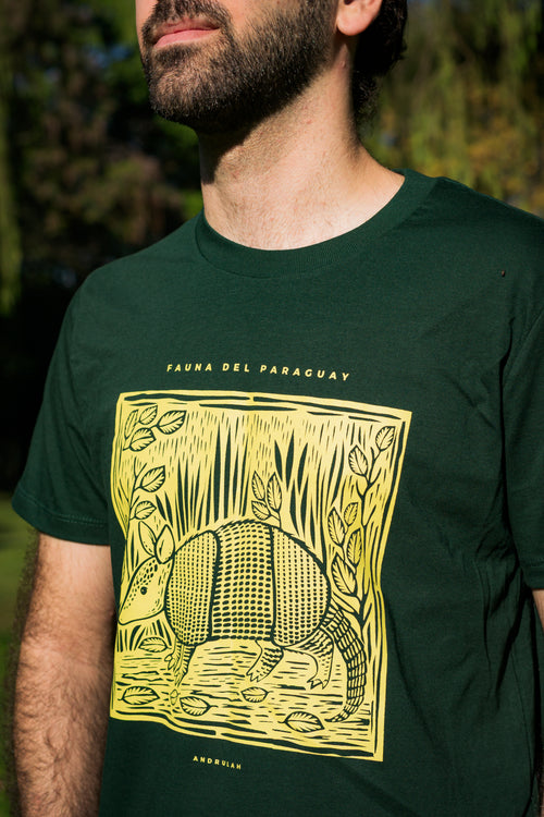 Remera Guara Verde Armadillo Masculina 2