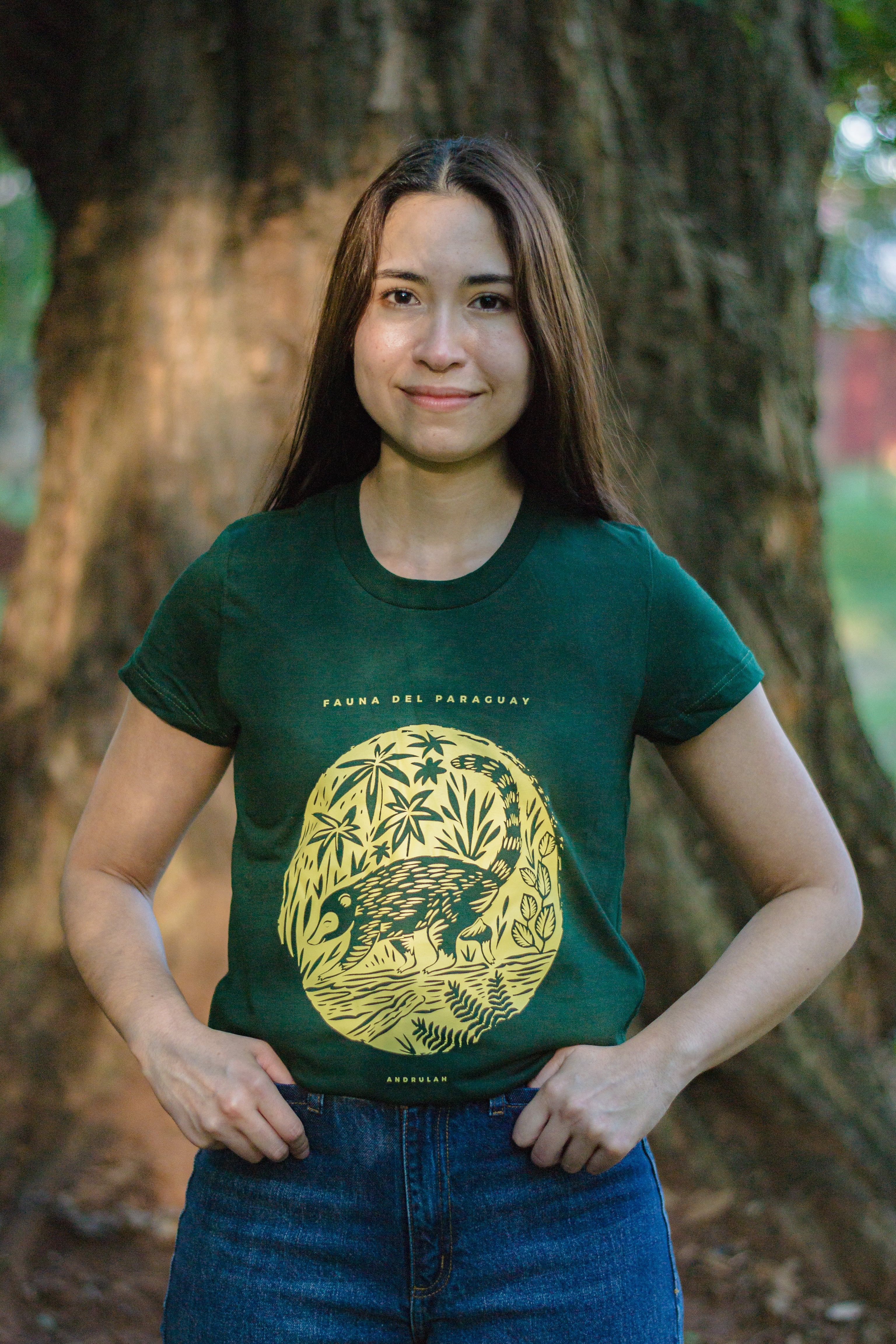 Remera Guara Verde Coati Femenina